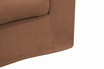 Valencia Extra Djup 5-sits Soffa med avtagbar och tvättbar klädsel - Rostbrun - Products - Möbler - Soffa
