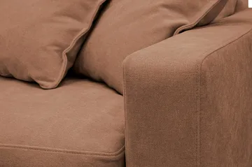 Valencia Extra Djup 5-sits Soffa med avtagbar och tvättbar klädsel - Rostbrun - Products - Möbler - Soffa