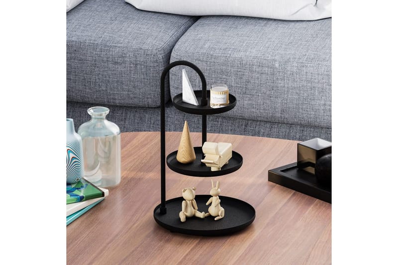 Dekorativt Metalltillbehör Mirven - Svart - Products - Servering & matlagning - Bricka & fat - Serveringsfat & serveringsbricka