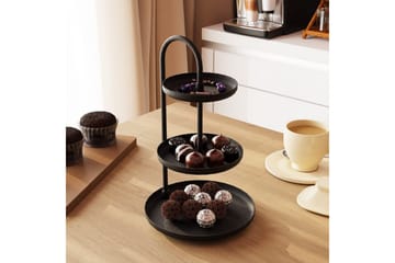 Dekorativt Metalltillbehör Mirven - Svart - Products - Servering & matlagning - Bricka & fat - Serveringsfat & serveringsbricka