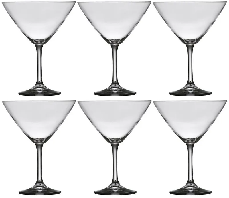 Bohemia Cocktailglas i kristall 28 cl - 6 st, Klar