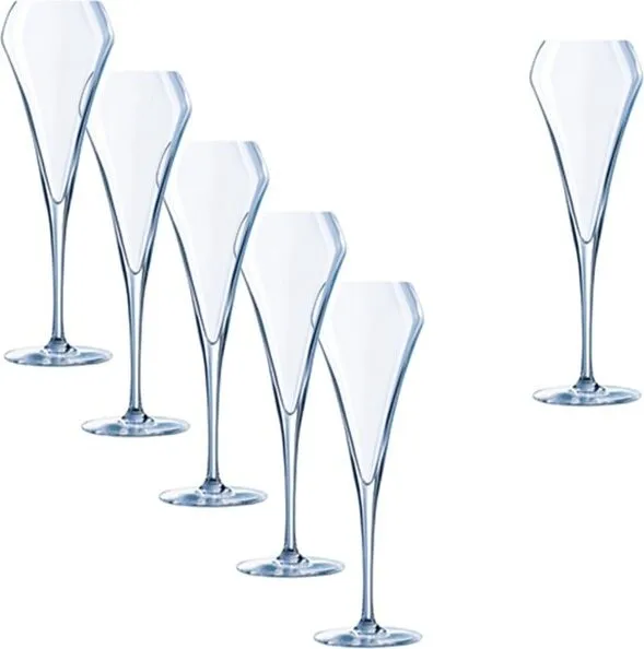 Champagneglas open up i kristall 6-pack - Chef & Sommelier - transparent - Products - Servering & matlagning - Glas - Champagneglas