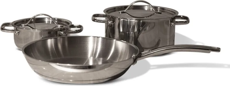 Grytset Rix Tool 3-delar i 18/8 - rostfritt stål - Products - Servering & matlagning - Gryta & kastrull - Kastrull