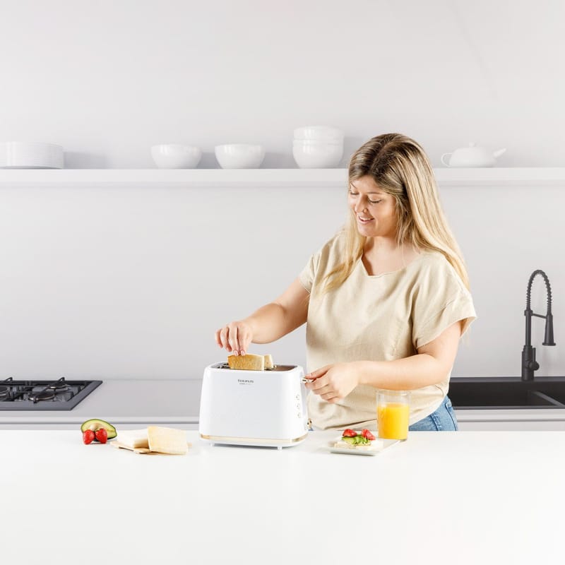 Brödrost Taurus Fusion Crunch Långt Spår - vit - Products - Servering & matlagning - Köksmaskin - Värma & koka - Brödrost