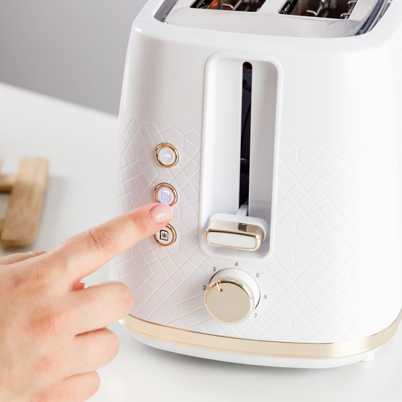 Brödrost Taurus Fusion Crunch Långt Spår - vit - Products - Servering & matlagning - Köksmaskin - Värma & koka - Brödrost