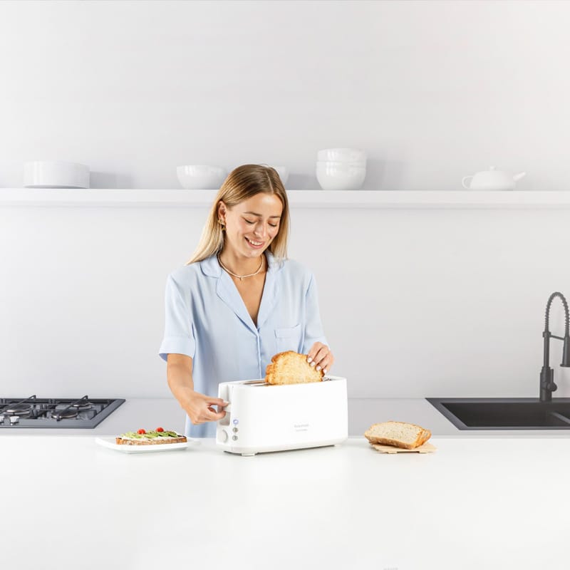 Brödrost Taurus Toastissimo Långt Spår - vit - Products - Servering & matlagning - Köksmaskin - Värma & koka - Brödrost