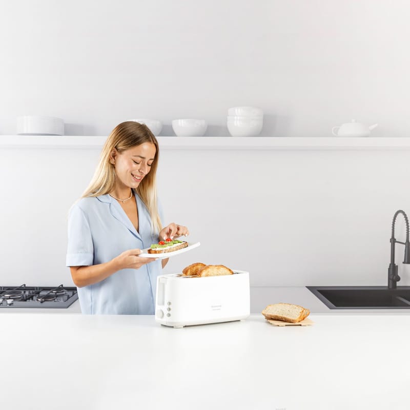 Brödrost Taurus Toastissimo Långt Spår - vit - Products - Servering & matlagning - Köksmaskin - Värma & koka - Brödrost