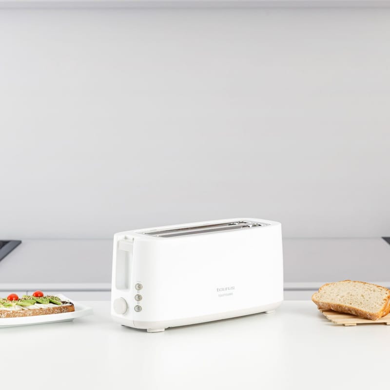 Brödrost Taurus Toastissimo Långt Spår - vit - Products - Servering & matlagning - Köksmaskin - Värma & koka - Brödrost