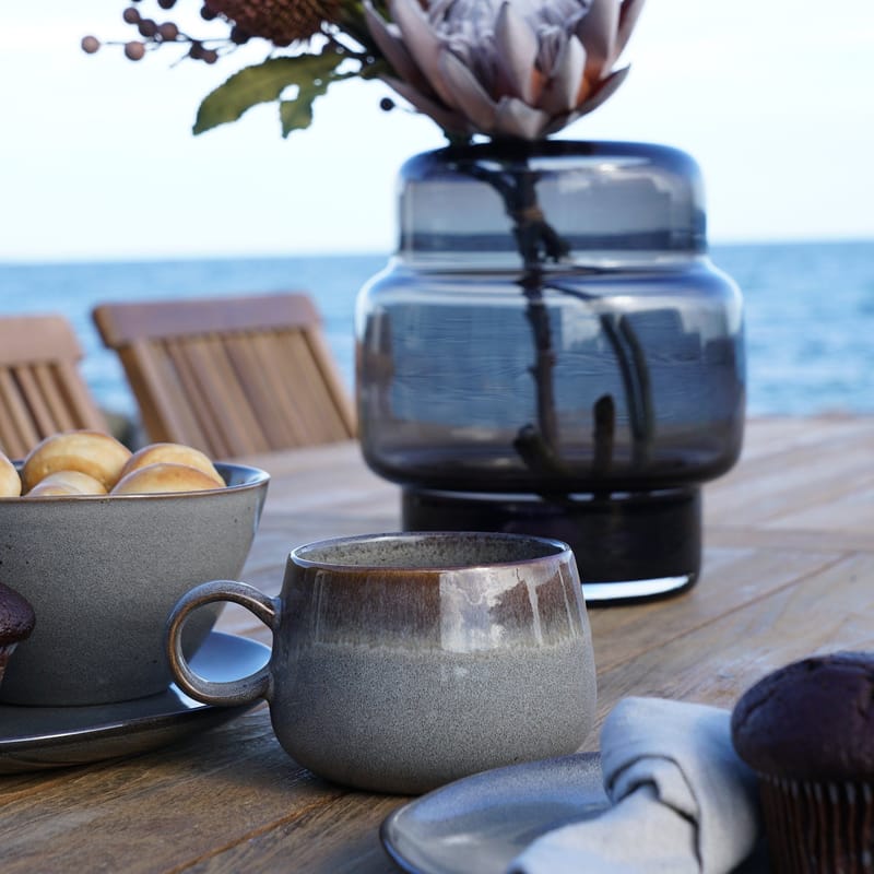 Selma tallrik Ø27 cm 4-pack - Grå/Brun - grå/brun - Products - Servering & matlagning - Tallrikar & skålar - Tallrikar set