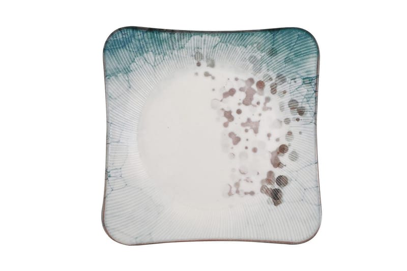 Subatan Tallriksset 24 Delar - Porslin/Flerfärgad - Products - Servering & matlagning - Tallrikar & skålar - Fyrkantiga tallrikar