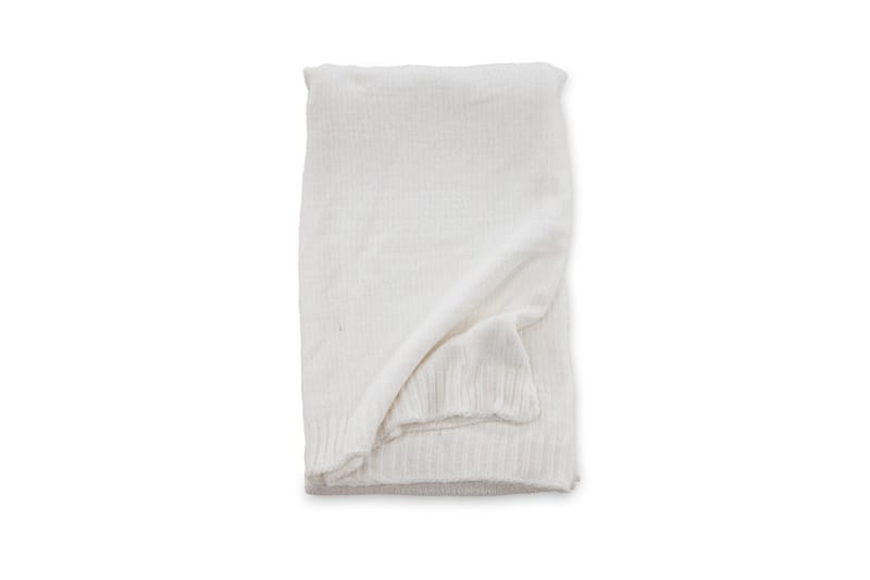 Ally Pläd 130x170 cm - Vit - Products - Textil & mattor - Filt & pläd