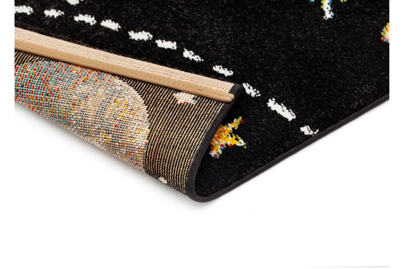 Atlas Matta 120x170 cm - Svart - Products - Textil & mattor - Barntextilier - Lekmatta & matta barnrum