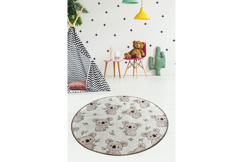 Nejasan Barnmatta Rund 100 cm - Flerfärgad - Products - Textil & mattor - Barntextilier - Lekmatta & matta barnrum