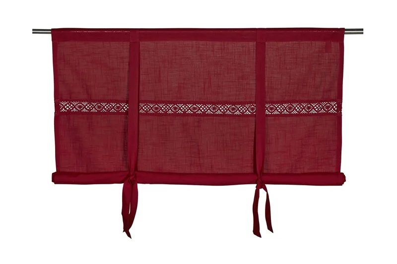 Capasin Hissgardin 160x120 cm - Röd - Products - Textil & mattor - Gardiner - Hissgardin & roll up gardin
