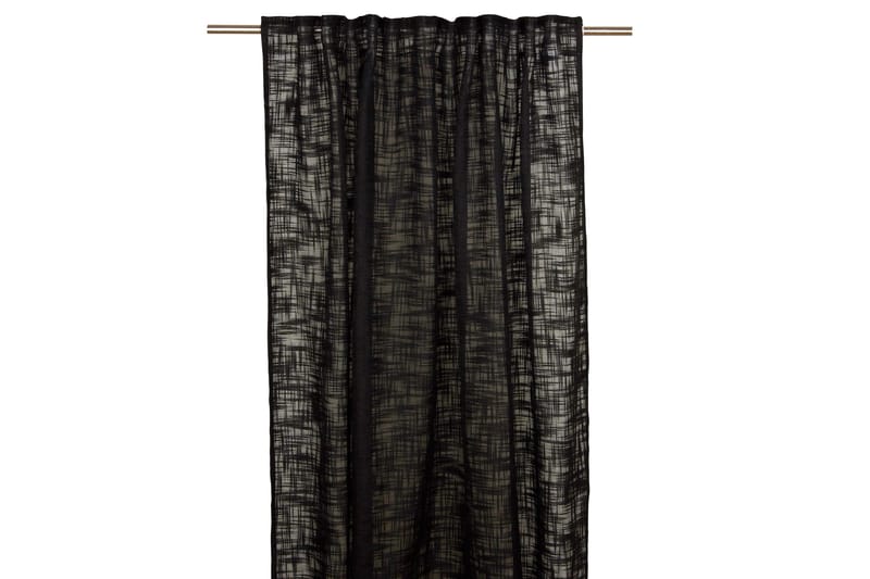 Jeff Gardinlängd 135x280 cm - Svart - Products - Textil & mattor - Gardiner - Gardinlängder - Hanklängd