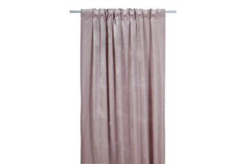 Karlene Gardinlängd Sammet - Rosa - Products - Textil & mattor - Gardiner - Gardinlängder - Kanallängd