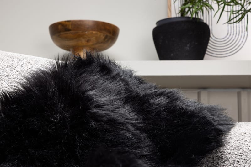 Gryby Filt 60 cm - Svart - Products - Textil & mattor - Filt & pläd