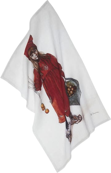 Kökshandduk Idun 50 x 70 cm - Röd - Products - Textil & mattor - Kökstextil - Kökshandduk