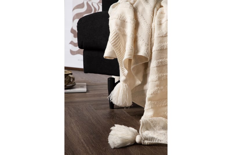 Katlyn Pläd 130x170 cm - Vit - Products - Textil & mattor - Filt & pläd