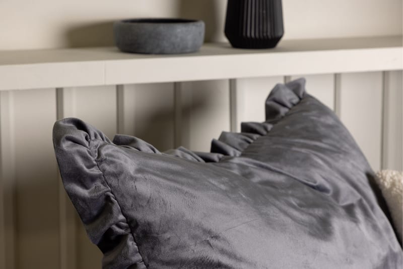 Hailey Kuddfodral - Grå - Products - Textil & mattor - Kudde & kuddfodral - Kuddfodral