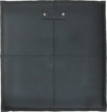 Stolsdyna Svea i Läder Kvadratisk - Svart - Products - Textil & mattor - Kudde & kuddfodral - Stolsdyna & sittdyna