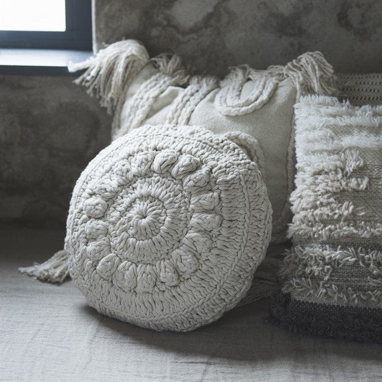 Tinny kudde Ø 40 cm - Offwhite - Offwhite - Products - Textil & mattor - Kudde & kuddfodral - Prydnadskudde & soffkudde