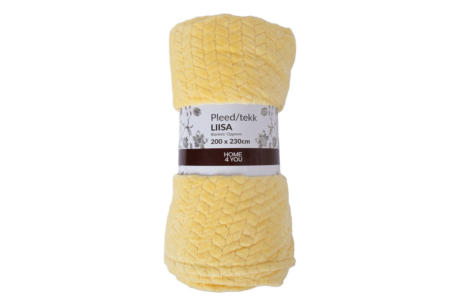 Liisa Filt XL 200x230 cm Gul