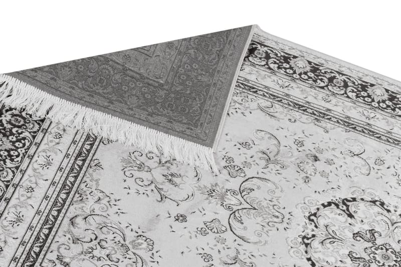Casablanca Medallion Orientalisk Matta 200x300 - Silver - Products - Textil & mattor - Matta - Små mattor