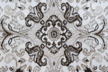 Casablanca Medallion Orientalisk Matta 200x300 - Silver - Products - Textil & mattor - Matta - Små mattor