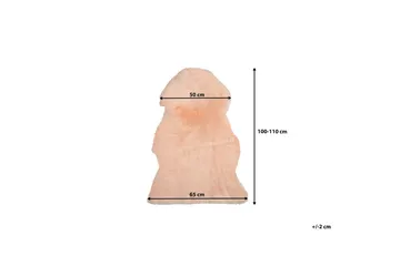 Uluru Fårskinn 65|110 cm - Rosa - Products - Textil & mattor - Matta - Fäll & skinnmatta - Fårskinn & lammskinn