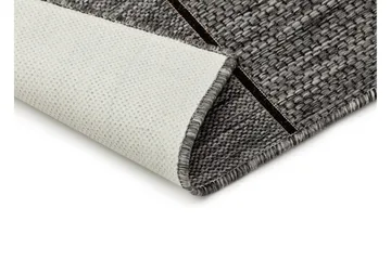 Madrid Square Flatvävd Matta 200x285 - Grå/Svart - Products - Textil & mattor - Matta - Flatvävd matta