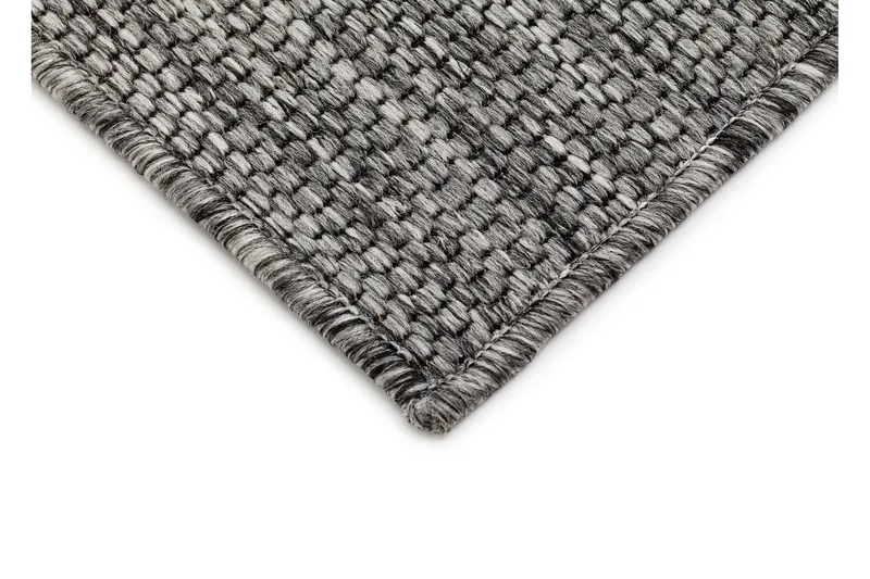 Madrid Square Flatvävd Matta 200x285 - Grå/Svart - Products - Textil & mattor - Matta - Flatvävd matta