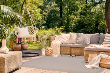 Miami Flatvävd Matta 133x190 cm - Natur - Products - Textil & mattor - Matta - Små mattor