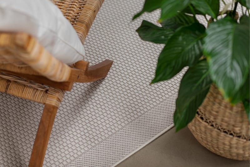 Miami Flatvävd Matta 200x290 cm - Vit - Products - Textil & mattor - Matta - Flatvävd matta