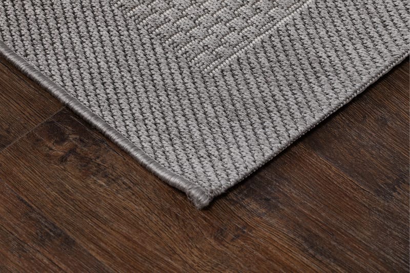 Miami Flatvävd Matta 80x250 cm - Grå - Products - Textil & mattor - Matta - Flatvävd matta