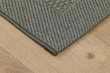 Miami Flatvävd Matta 80x250 cm - Grön - Products - Textil & mattor - Matta - Små mattor