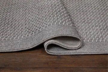 Miami Flatvävd Matta Fyrkantig 200x200 cm - Grå - Products - Textil & mattor - Matta - Flatvävd matta