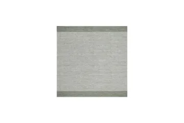 Alva Bomullsmatta 240x240 cm Kvadratisk - Grön - Products - Textil & mattor - Matta - Modern matta - Bomullsmatta