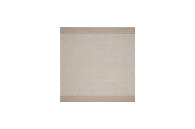 Alva Bomullsmatta 240x240 cm Kvadratisk - Sand - Products - Textil & mattor - Matta - Modern matta - Bomullsmatta