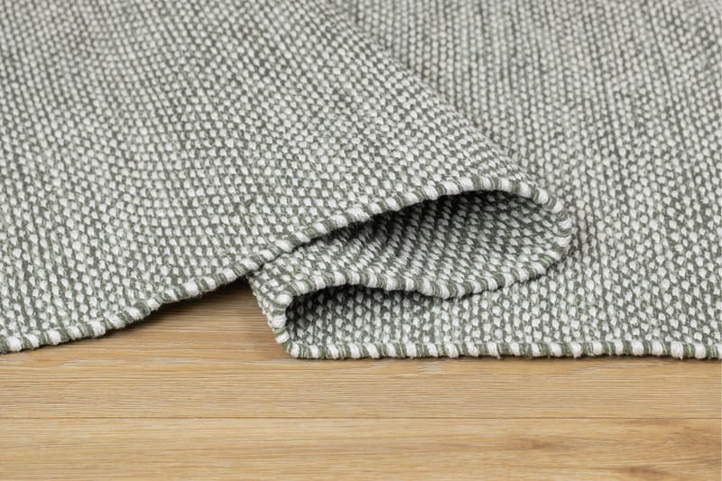 Alva Bomullsmatta 240x340 cm Rektangulär - Grön - Products - Textil & mattor - Matta - Modern matta - Bomullsmatta