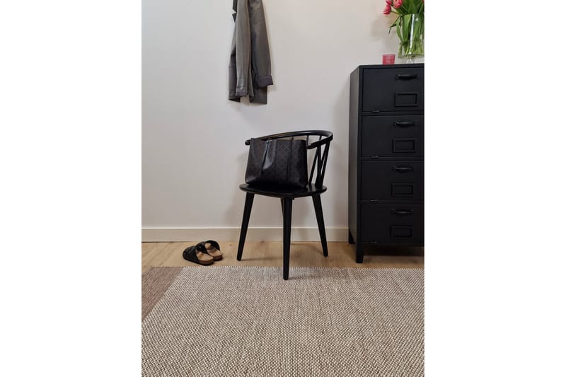 Alva Bomullsmatta 240x340 cm Rektangulär - Mörkbeige - Products - Textil & mattor - Matta - Modern matta - Bomullsmatta