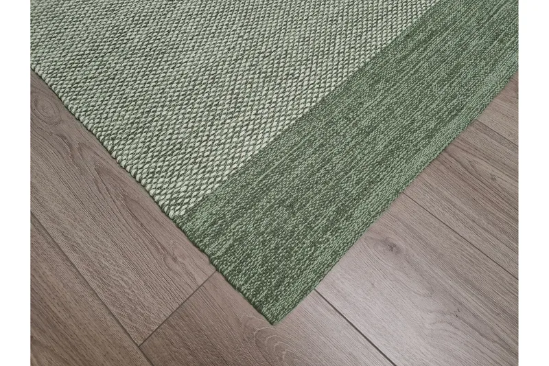 Alva Bomullsmatta 300x300 cm Kvadratisk - Grön - Products - Textil & mattor - Matta - Modern matta - Bomullsmatta