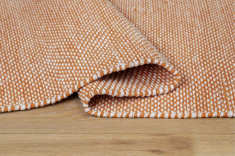 Alva Bomullsmatta 300x300 cm Kvadratisk - Orange - Products - Textil & mattor - Matta - Modern matta - Bomullsmatta