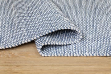 Alva Bomullsmatta 75x150 cm Oval - Blå - Products - Textil & mattor - Matta - Modern matta - Bomullsmatta