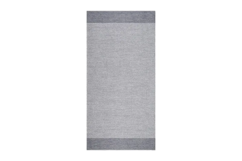 Alva Bomullsmatta 75x150 cm Oval - Grå - Products - Textil & mattor - Matta - Modern matta - Bomullsmatta
