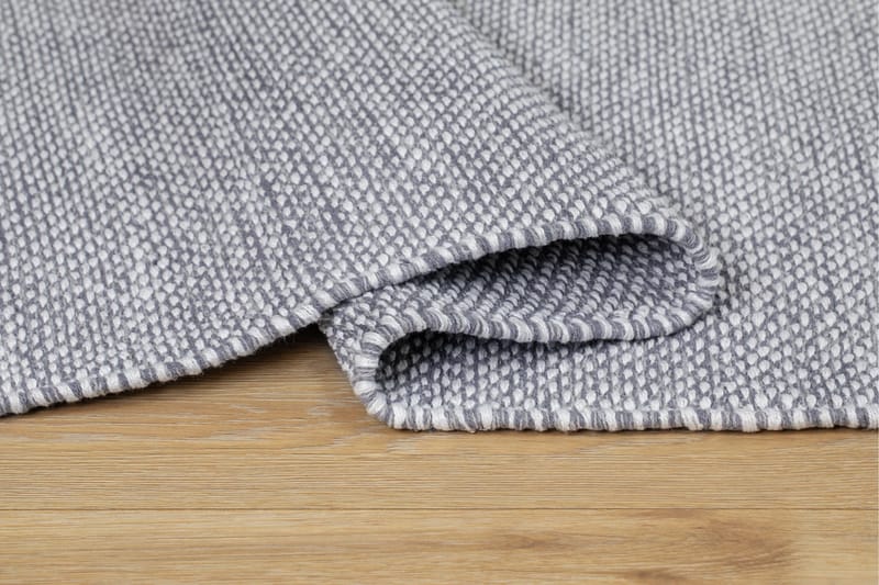 Alva Bomullsmatta 75x150 cm Oval - Grå - Products - Textil & mattor - Matta - Modern matta - Bomullsmatta