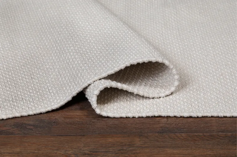 Alva Bomullsmatta 75x220 cm Oval - Creme - Products - Textil & mattor - Matta - Modern matta - Bomullsmatta