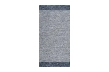 Alva Bomullsmatta 75x280 cm Oval - Blå - Products - Textil & mattor - Matta - Modern matta - Bomullsmatta