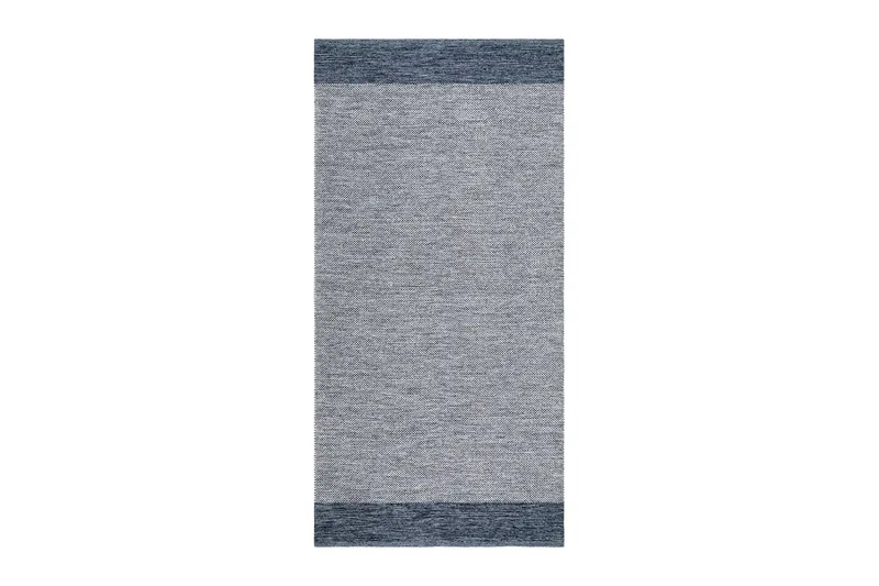 Alva Bomullsmatta 75x340 cm Oval - Blå - Products - Textil & mattor - Matta - Modern matta - Bomullsmatta