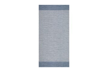 Alva Bomullsmatta 75x340 cm Oval - Blå - Products - Textil & mattor - Matta - Modern matta - Bomullsmatta